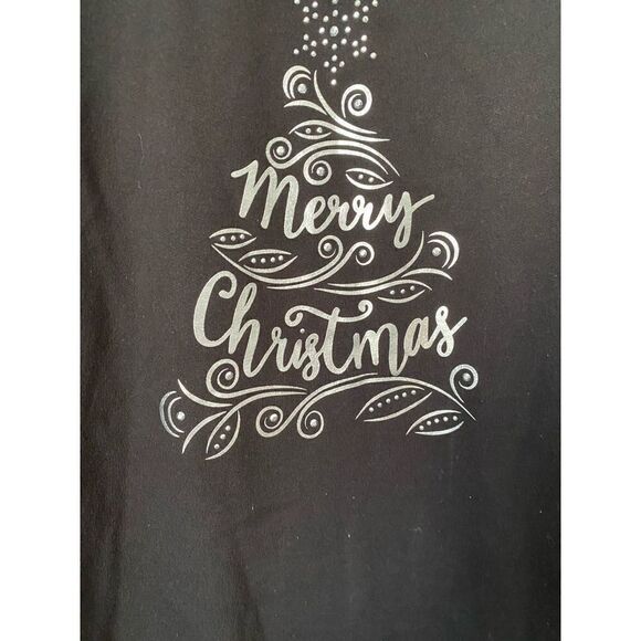 Holiday time plus size merry Christmas rhinestone sweatshirt size 1X￼ - Picture 1 of 4